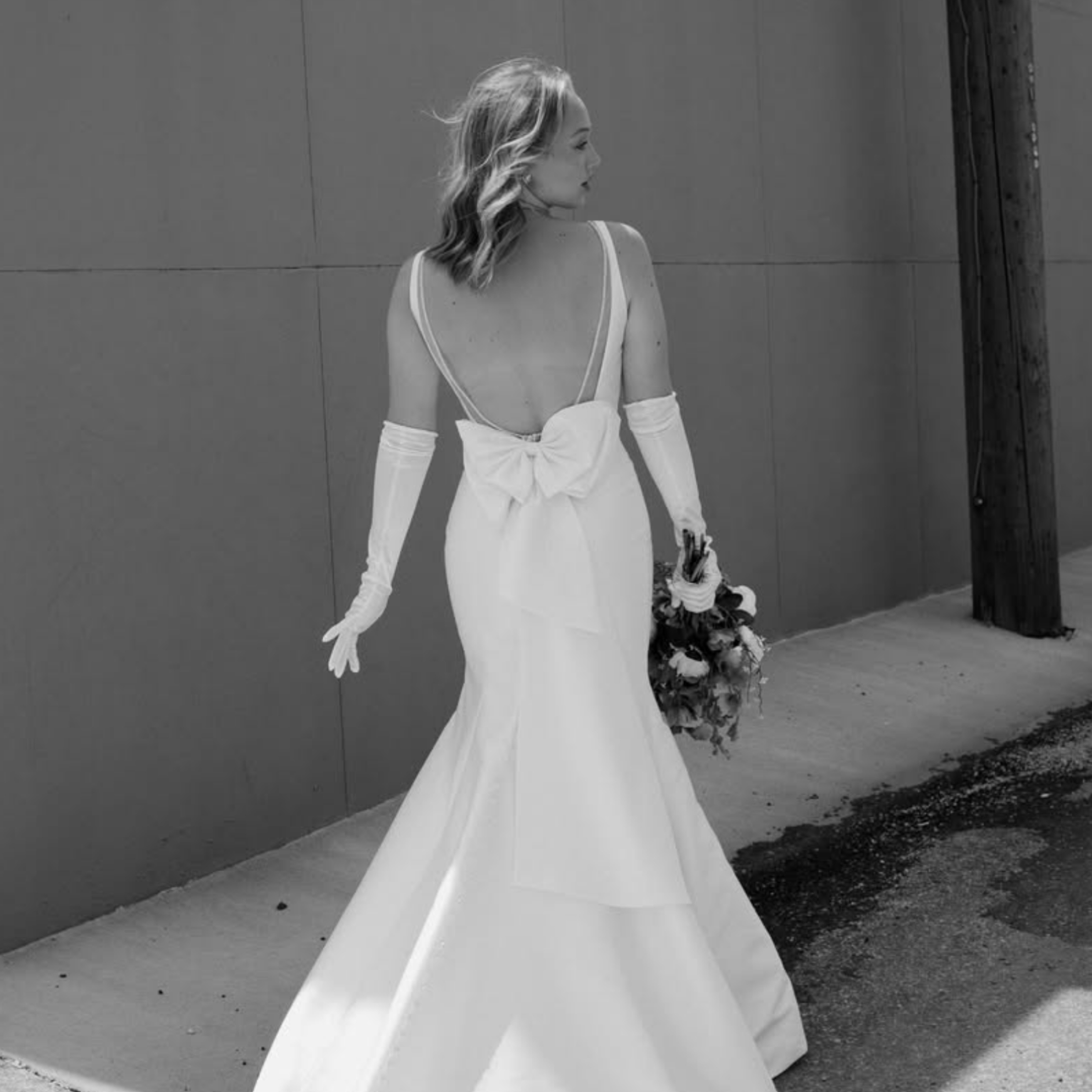 An editorial-style photo of a Vayda Jane Model