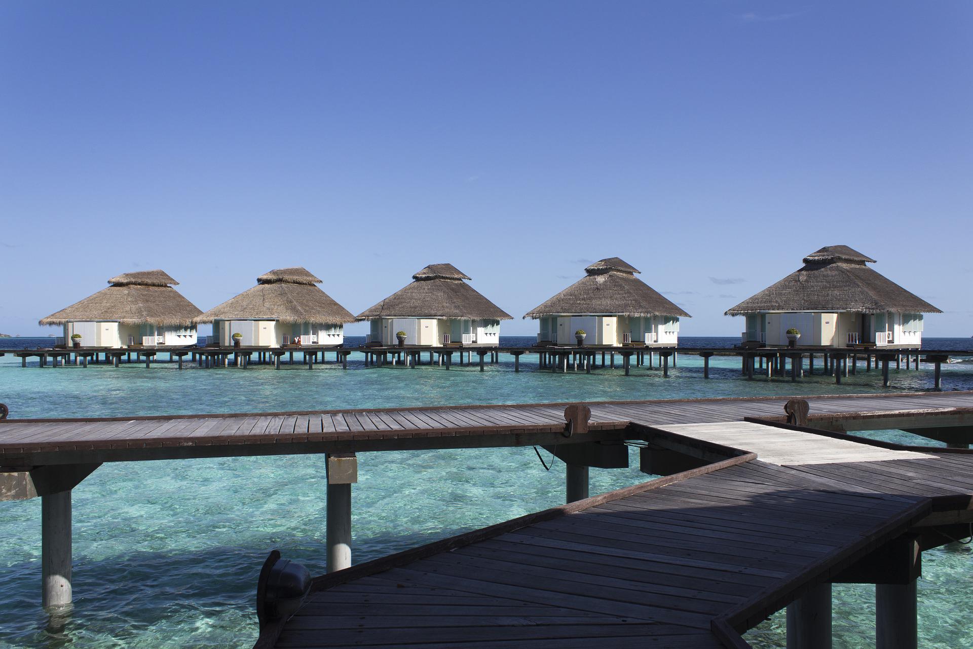 over water bungalows